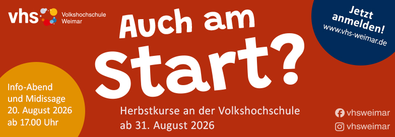 Ankündigungsgrafik Herbstsemester 2026